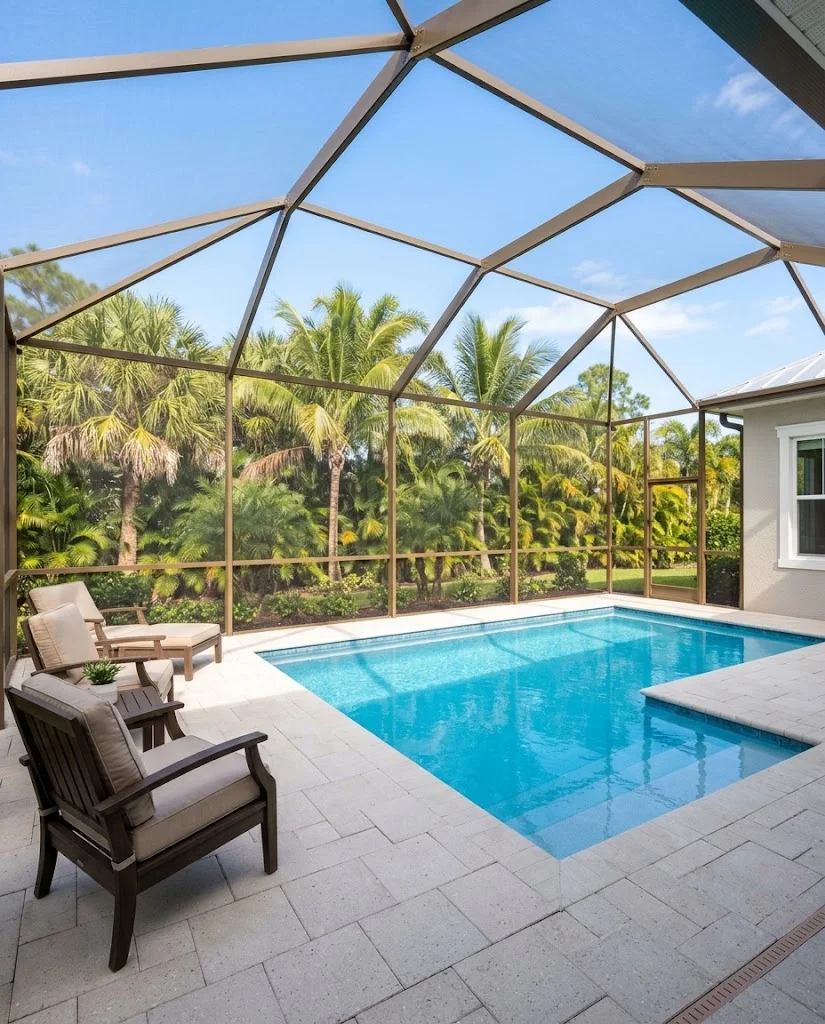 Illustrative photo: pool homes in Southwest Florida